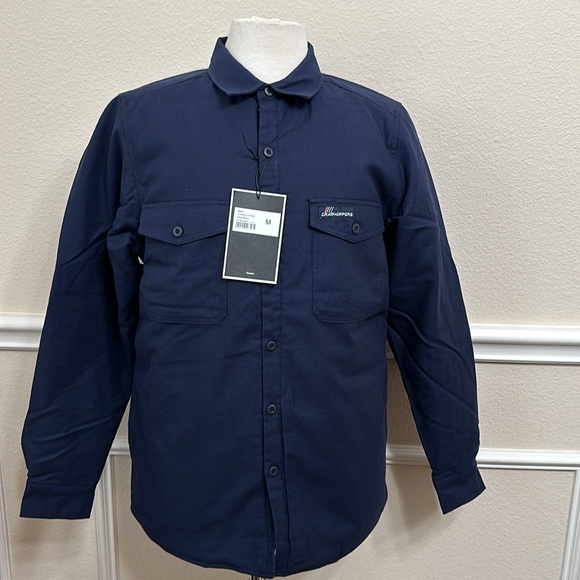 Craghoppers COOKSON INSULATED Long Sleeve Shirt - Blue Navy - Picture 1 of 12
